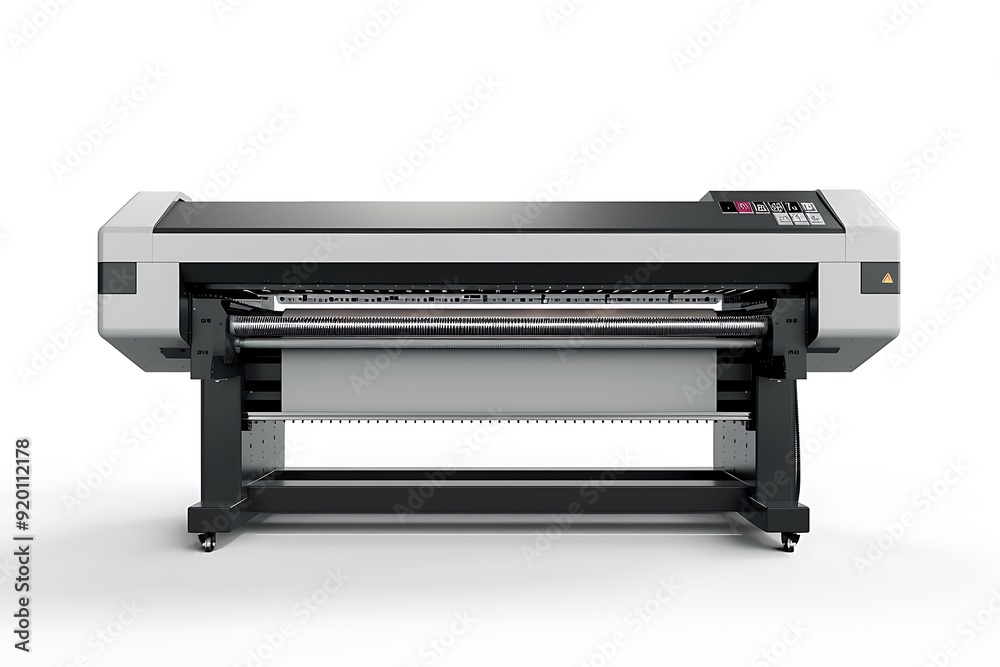 Plotter isolated on white background. Plotter isolated on white background.