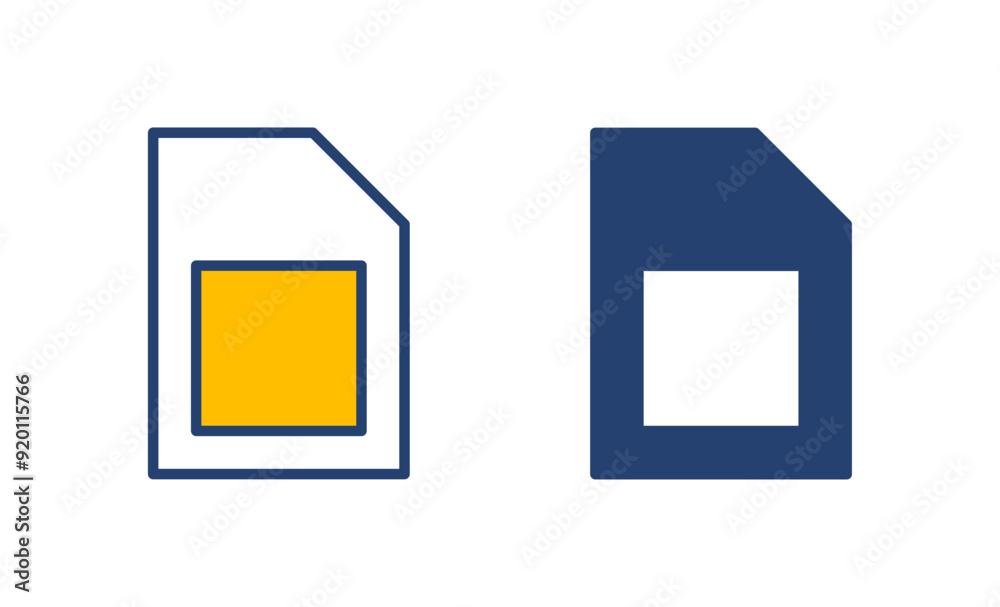 Sim card icon vector. dual sim card icon vector Sim card icon vector. dual sim card icon vector