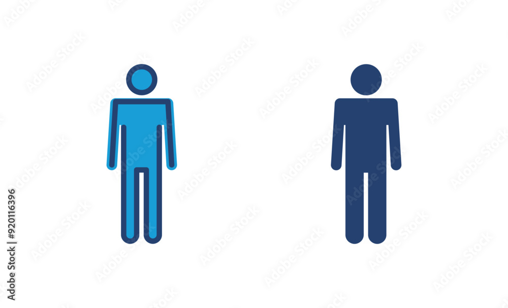 Man icon vector. male icon vector. human symbol Man icon vector. male icon vector. human symbol