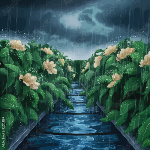Mughal Garden illustration