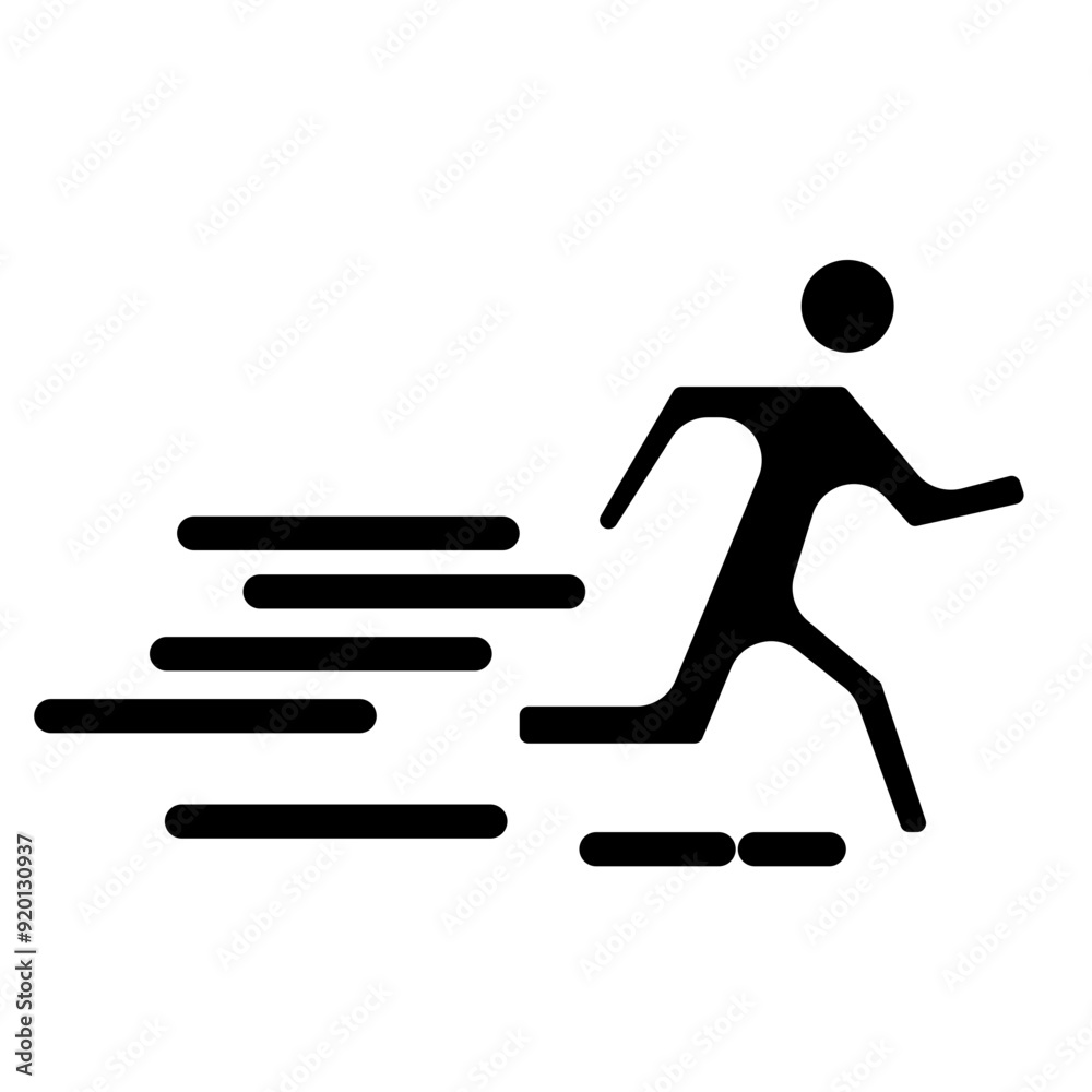 Man Running Icon Man Running Icon
