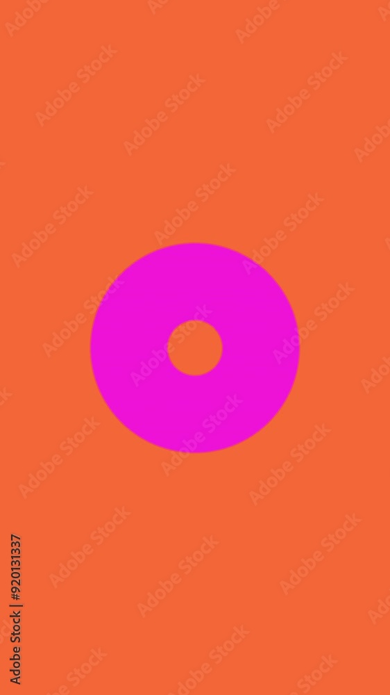 Colorful Concentric Circle Pattern Background Loop Colorful Concentric Circle Pattern Background Loop