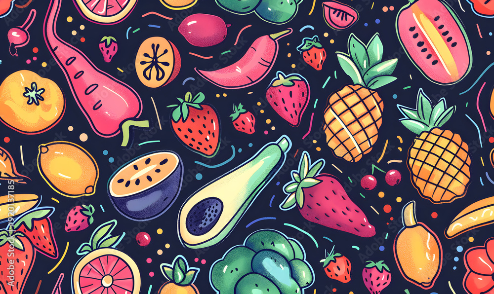 fruits and vegetable herbal concept for background or 2d illustrator cartoon. fruits and vegetable herbal concept for background or 2d illustrator cartoon.