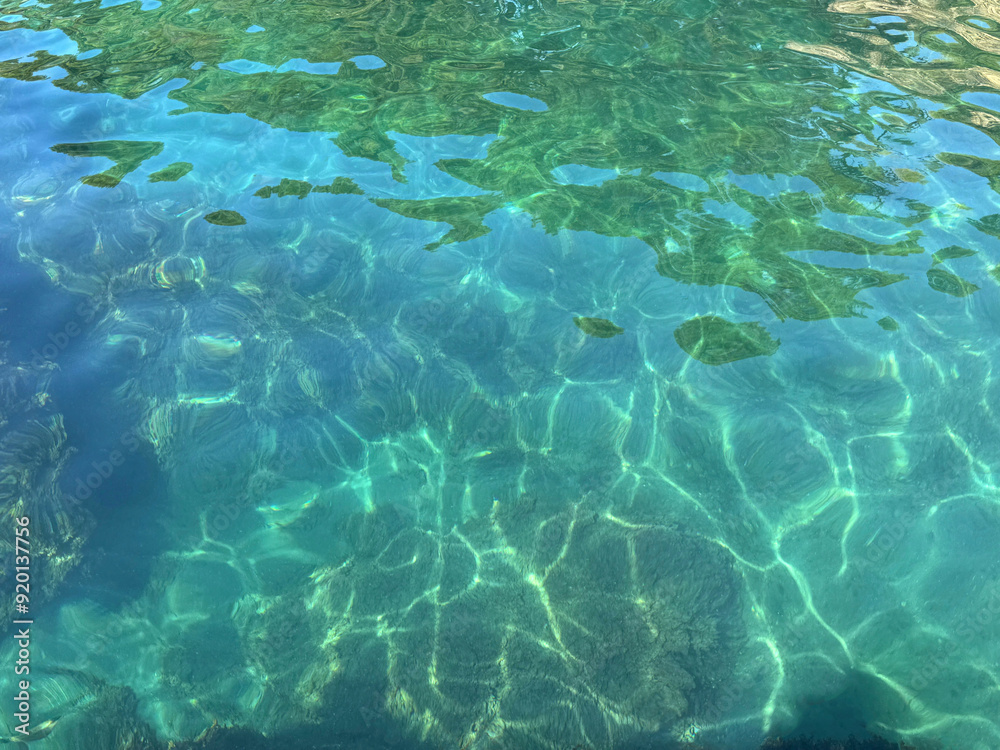 Beautiful clear ocean water surface Beautiful clear ocean water surface