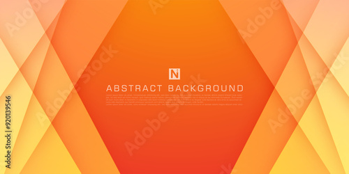 Abstract orange square overlap background for card graphics design. Orange background shadow elements. Eps10 vector
