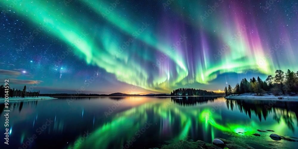 Stunning photo of the Aurora Borealis dancing across the night sky, northern lights, aurora borealis Stunning photo of the Aurora Borealis dancing across the night sky, northern lights, aurora borealis