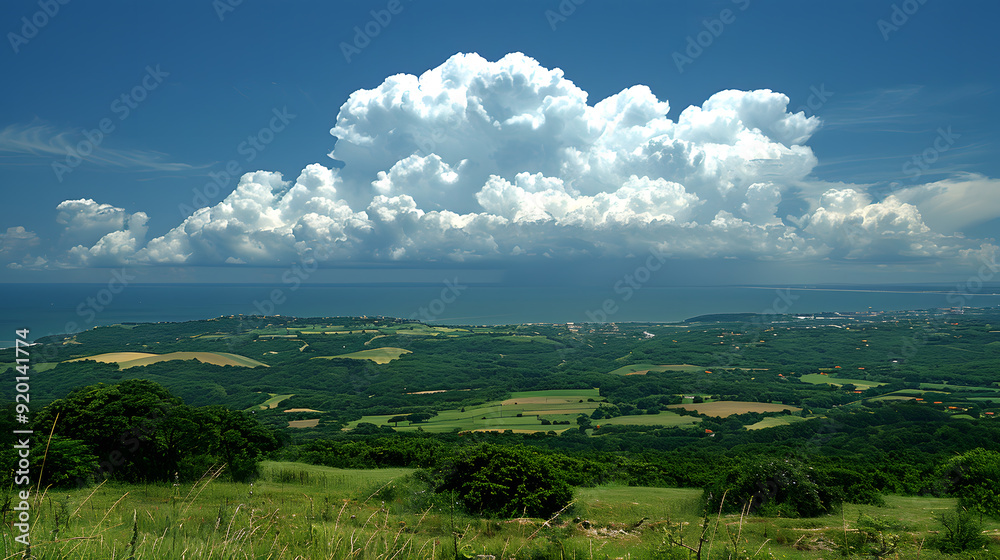 Obraz premium Nature is the best picture. Image is a natural form. Sky and cloudy trees.