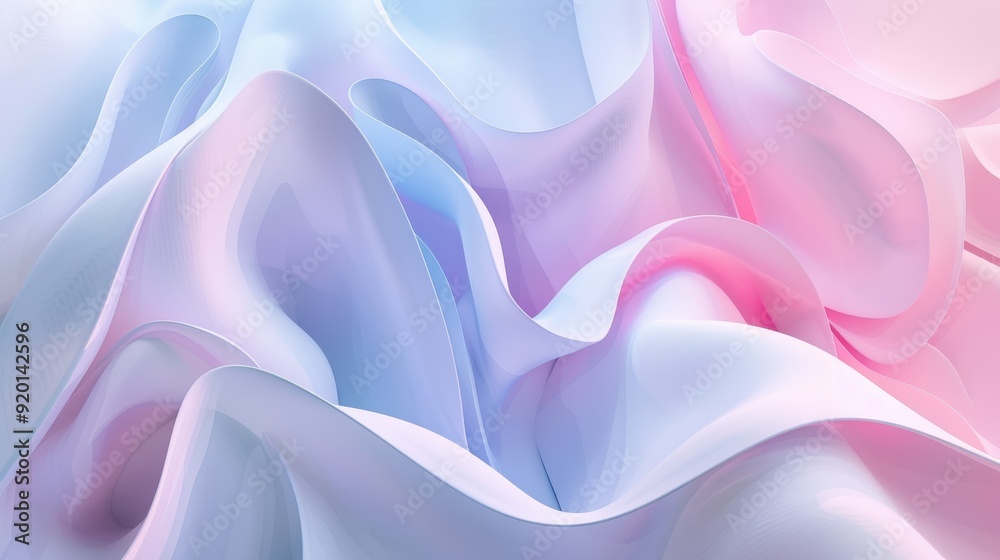 Fototapeta premium Abstract Pastel Swirls