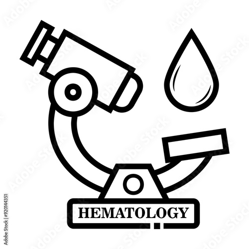 hematology Line Icon
