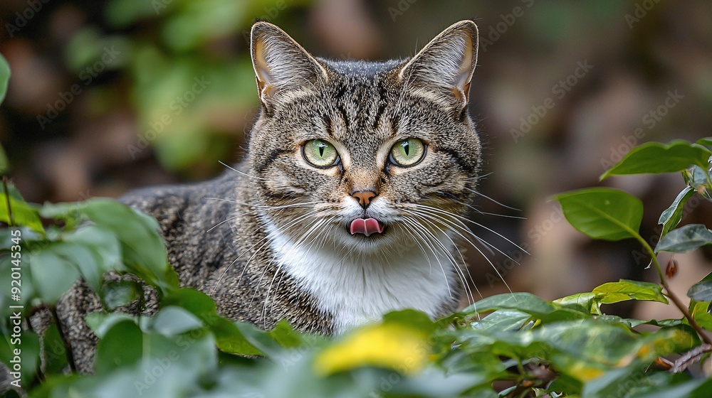 Playful Cat Winking and Sticking Out Its Tongue in a Flirty and Cheeky Expression Playful Cat Winking and Sticking Out Its Tongue in a Flirty and Cheeky Expression