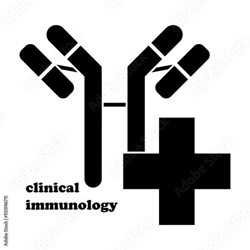 clinical immunology Solid icon