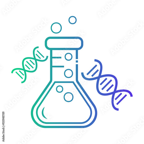 biomedicine Line Gradient Icon