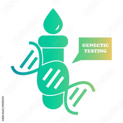 genetic testing Gradient icon