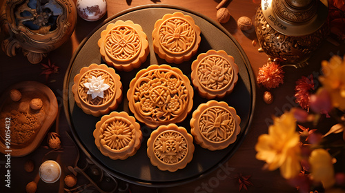 Delicious Mid-Autumn Festival mooncake pictures