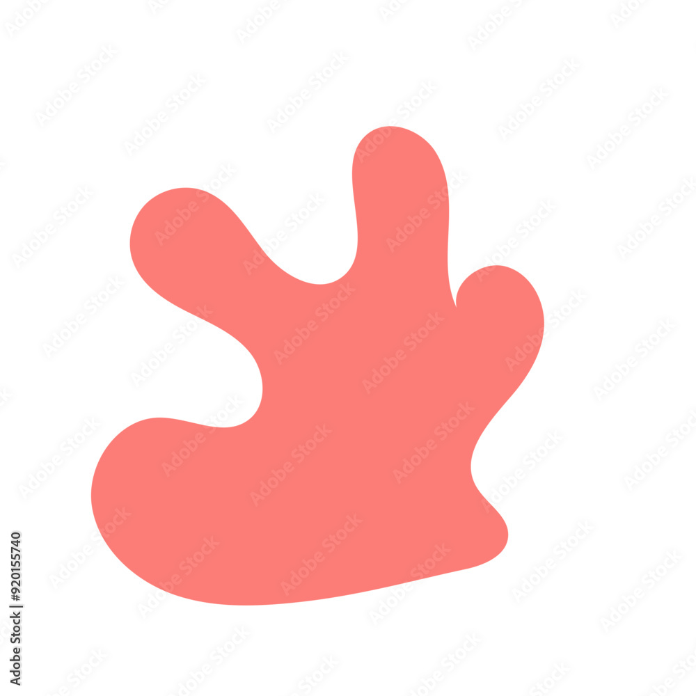 Red abstract Shapes vector decoration Red abstract Shapes vector decoration