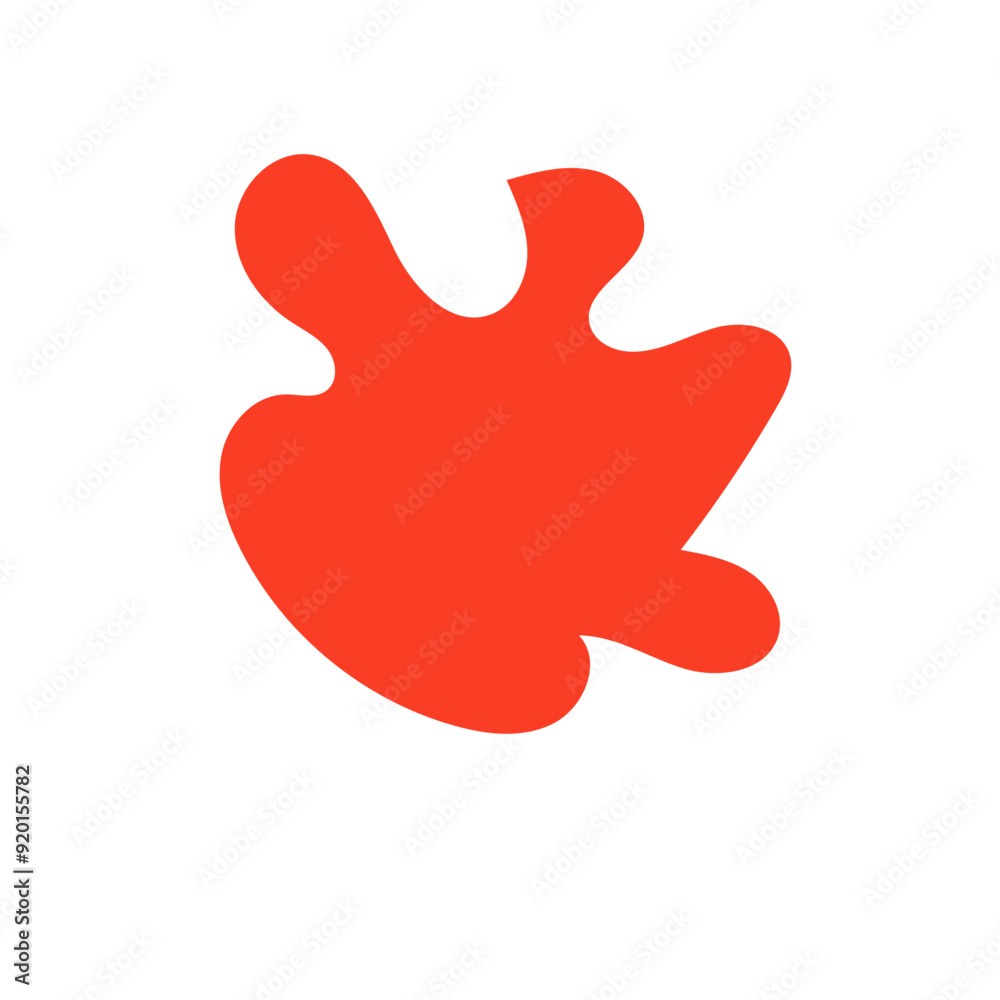 Red abstract Shapes vector decoration Red abstract Shapes vector decoration