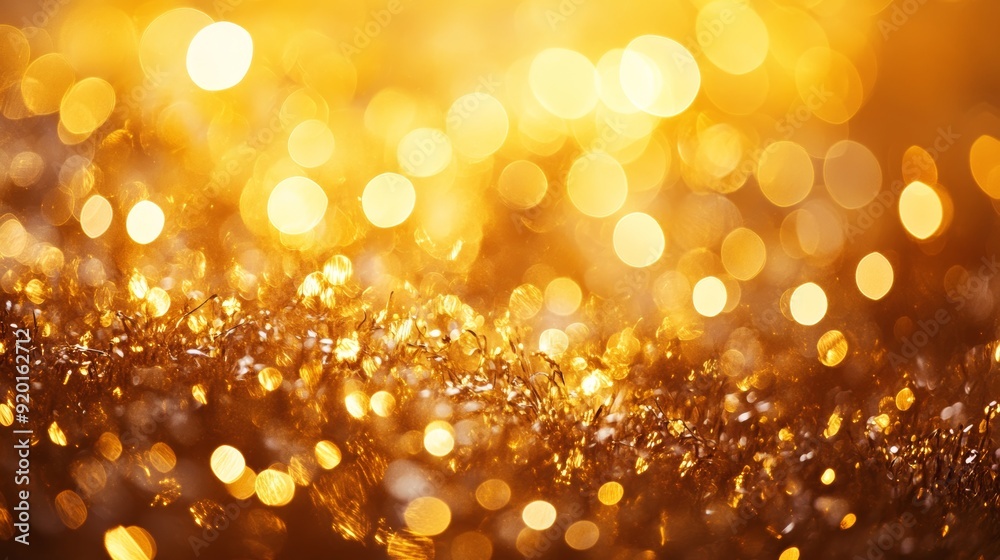 Golden Lights. Tranquil beauty concept Golden Lights. Tranquil beauty concept
