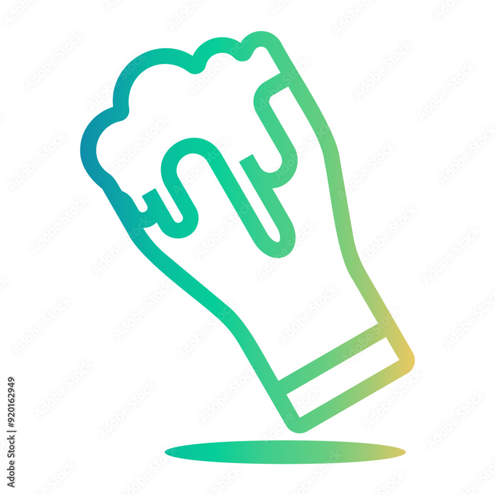 Obraz premium alcohol Line Gradient Icon