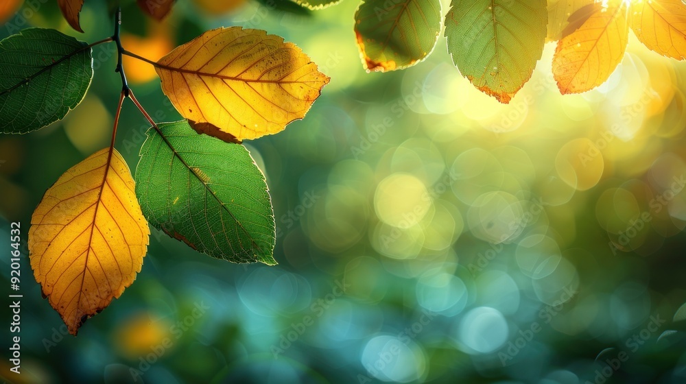 Autumn Leaves in Sunlight Bokeh Autumn Leaves in Sunlight Bokeh