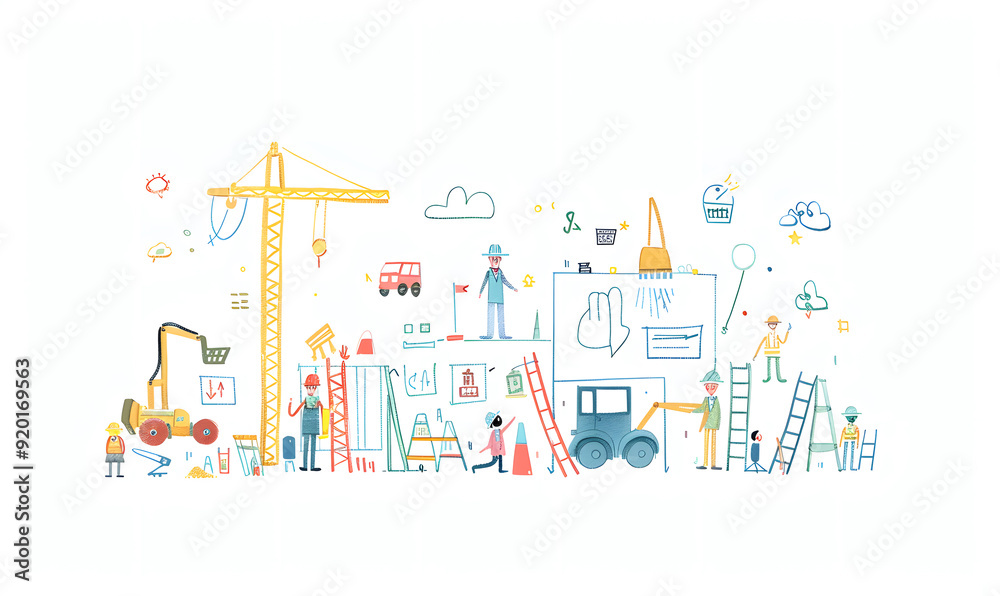 engineering and construction concept.