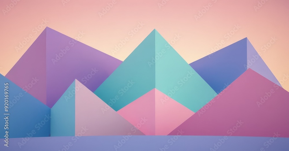 colorful mountain landscape with mountains in the background colorful mountain landscape with mountains in the background