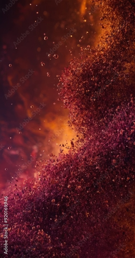 Fototapeta premium close up fire with sparks