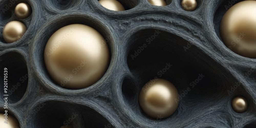 close up cell with eggs inside close up cell with eggs inside