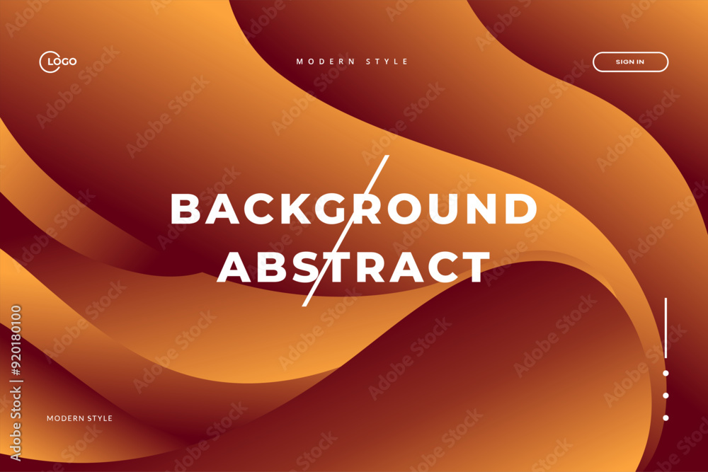 Modern and sleek website landing page featuring an Orange Brown Abstract Background Design. Experience fluid wave curves in shades for a dynamic and visually appealing composition Modern and sleek website landing page featuring an Orange Brown Abstract Background Design. Experience fluid wave curves in shades for a dynamic and visually appealing composition