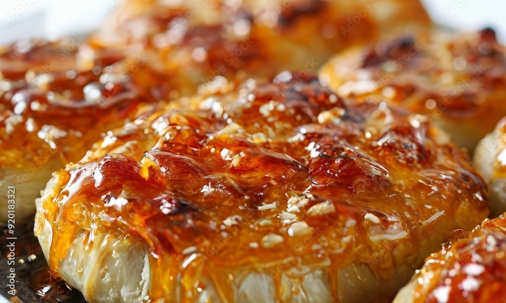 plate food with some meat on it