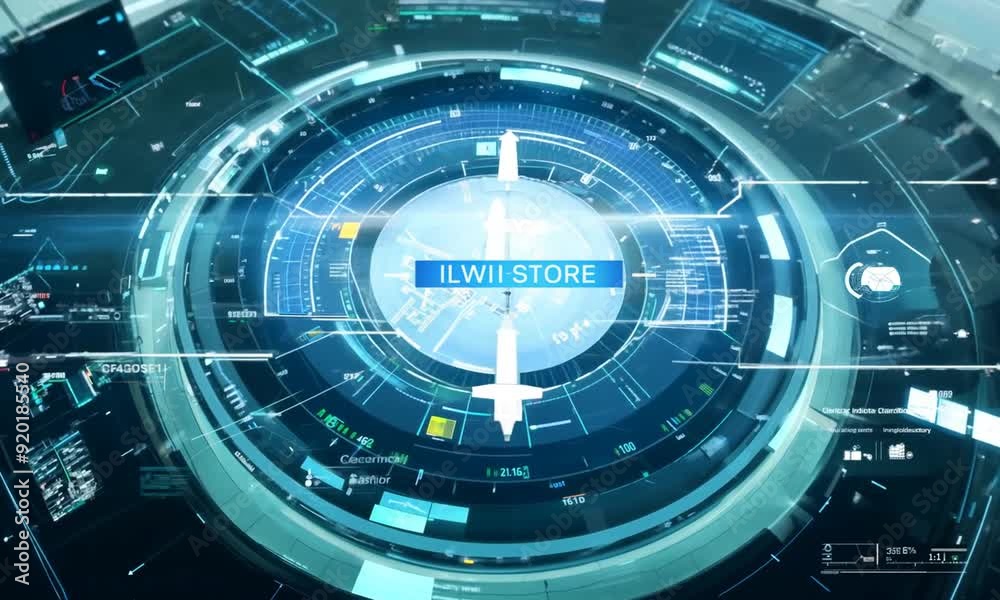 Futuristic technology background featuring binary code and digital patterns, with a blue color scheme and circular design elements that evoke a sense of advanced computer systems and internet connecti Futuristic technology background featuring binary code and digital patterns, with a blue color scheme and circular design elements that evoke a sense of advanced computer systems and internet connecti
