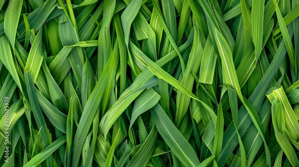 A playful pattern of irregular stripes in shades of green reflecting the playful growth of wild grass in a field. A playful pattern of irregular stripes in shades of green reflecting the playful growth of wild grass in a field.
