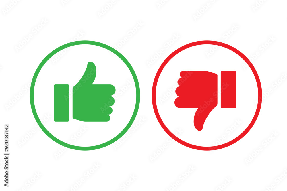 Thumbs up and down icon symbol. SVG File. Can change colors Thumbs up and down icon symbol. SVG File. Can change colors