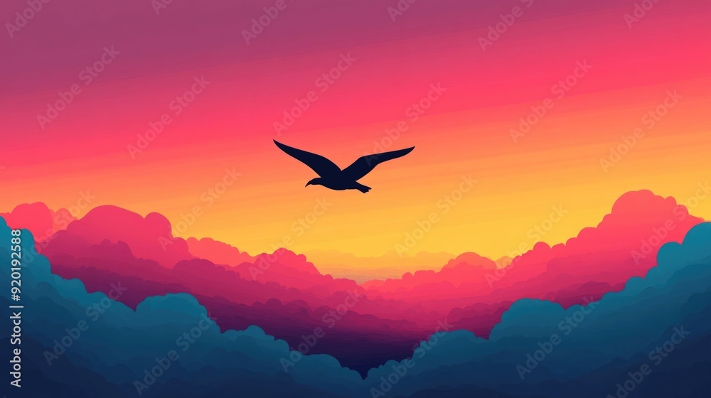 Breathtaking aerial view of a serene minimalist sky landscape with wispy ethereal clouds conveying a profound sense of freedom and boundless possibility Breathtaking aerial view of a serene minimalist sky landscape with wispy ethereal clouds conveying a profound sense of freedom and boundless possibility