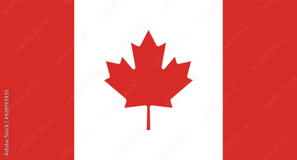 Canada Flag vector design and illustration , National Flag of Canada Canada Flag vector design and illustration , National Flag of Canada