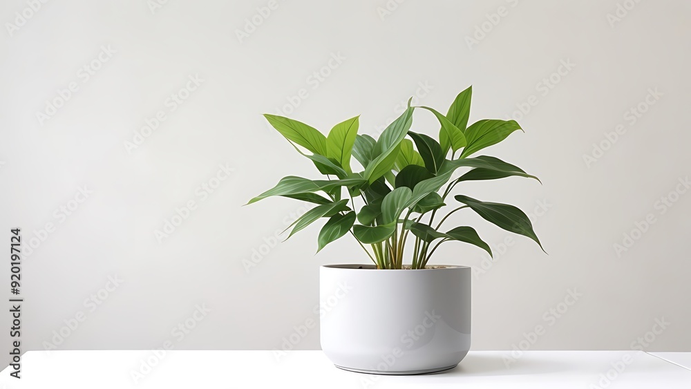 Single potted plant Single potted plant