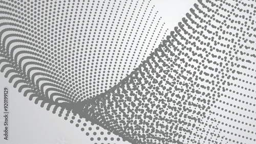 Grey halftone abstract background vector image for backdrop or presentation