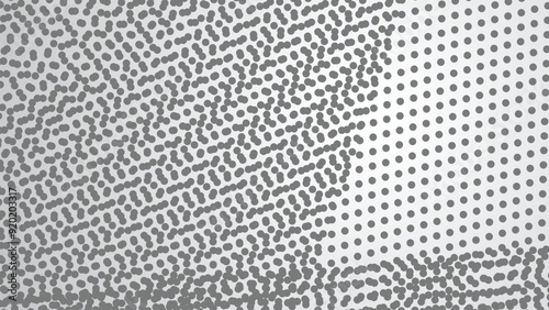 Grey halftone abstract background vector image for backdrop or presentation