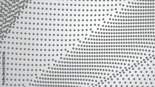 Grey halftone abstract background vector image for backdrop or presentation