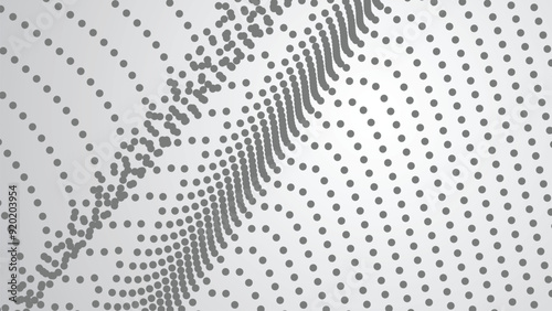Grey halftone abstract background vector image for backdrop or presentation