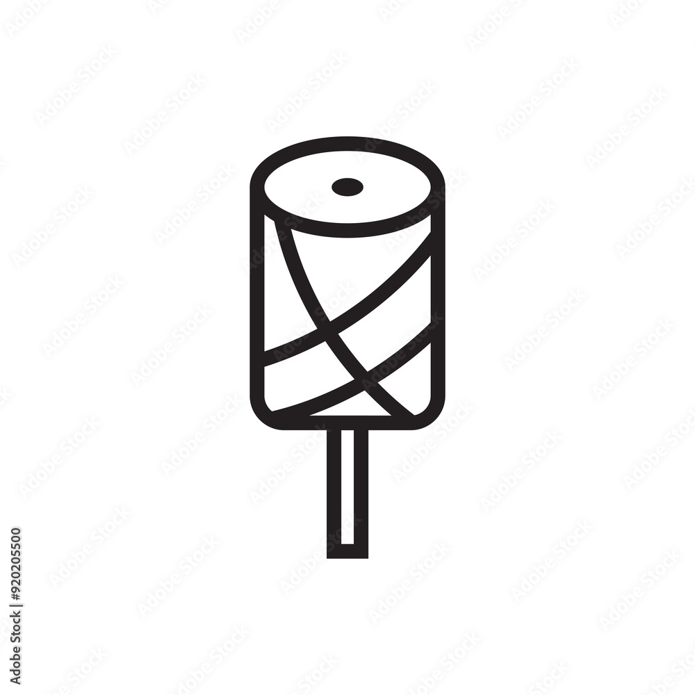 Fotografie Marshmallow on a Stick logo icon