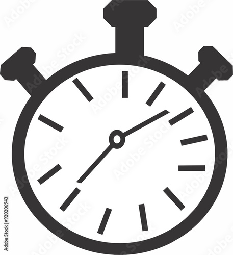 stopwatch vector illustration, Precision Chronometer