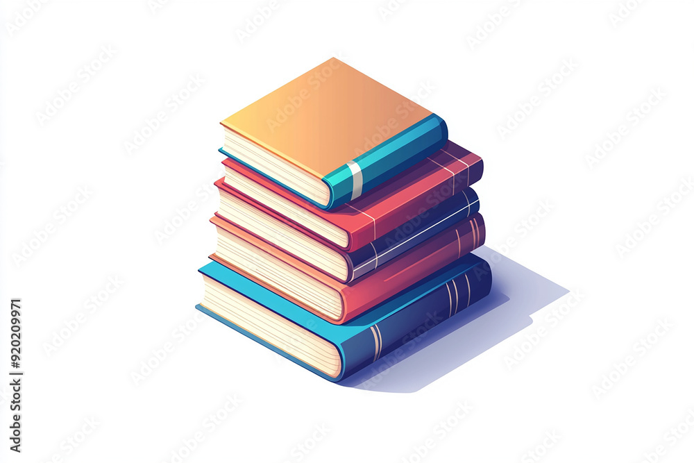 stack of books isolated on white background
stack of books isolated on white background