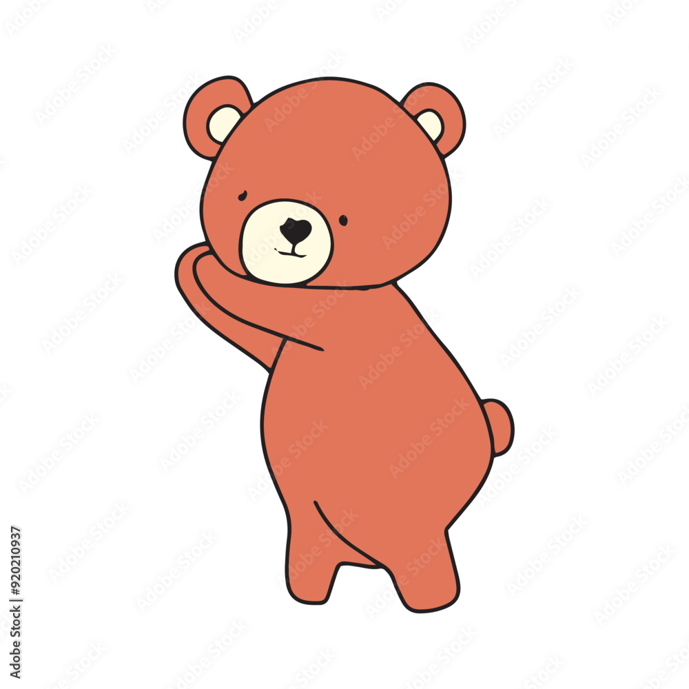 baby bear different pose. baby bear sleep on clous, bear cooking cakes, bear on blank banner, bear eaten soup, bear happy picnic, 