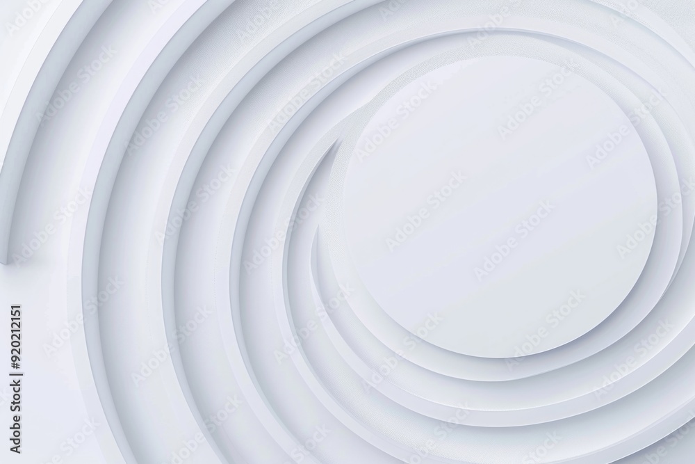A white wall with a unique circular pattern A white wall with a unique circular pattern