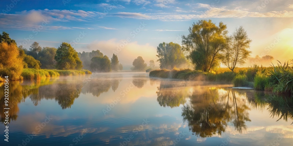 Peaceful misty morning on a tranquil river , mist, morning, river, fog, serene, calm, water, reflection, nature, tranquil Peaceful misty morning on a tranquil river , mist, morning, river, fog, serene, calm, water, reflection, nature, tranquil