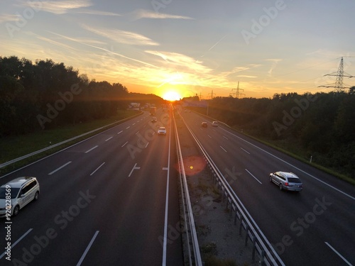 highway at night