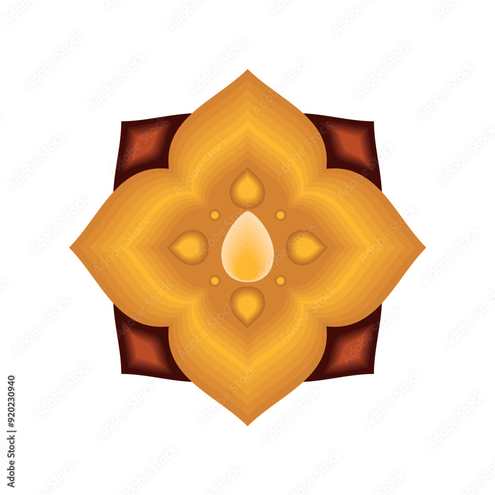 Fotografie diwali light and flower