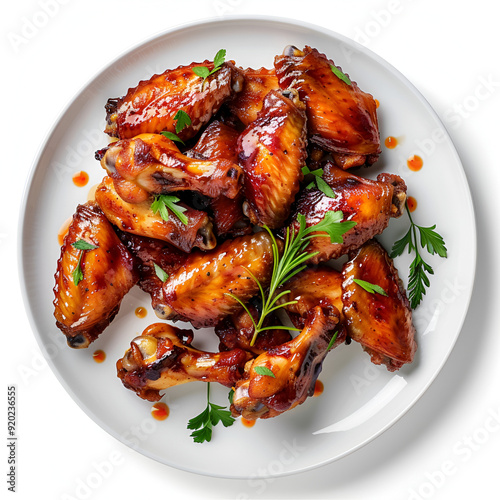 The Secret to Flavorful Chicken Wings That Will Impress Everyone, white background
