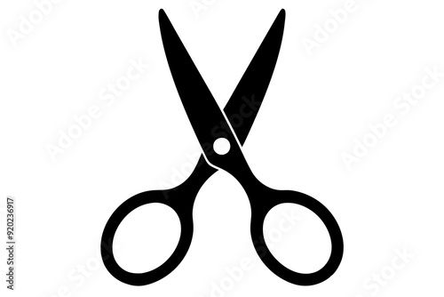 
Scissor vector Flat Icon Design, cutting sign, black vectors, Scissors for cutting flat design