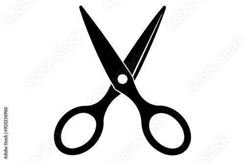 Scissors icon, collection scissors vector silhouette